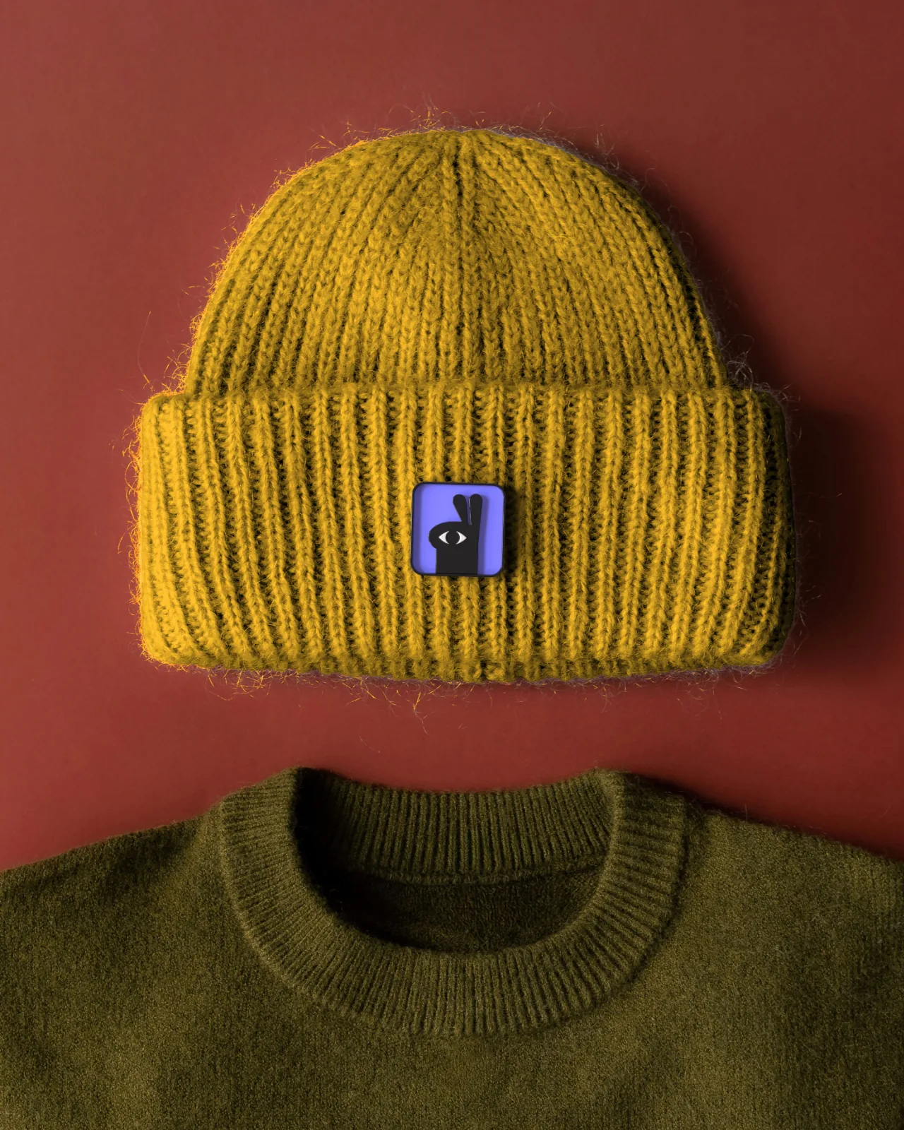Branded beanie