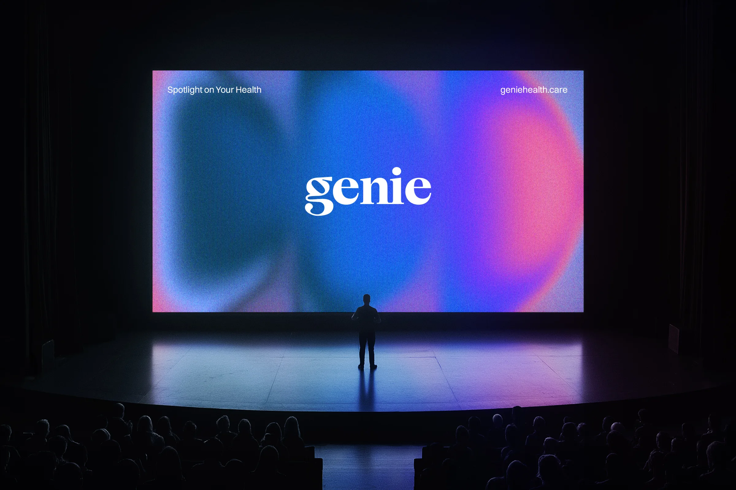 The brand on stage