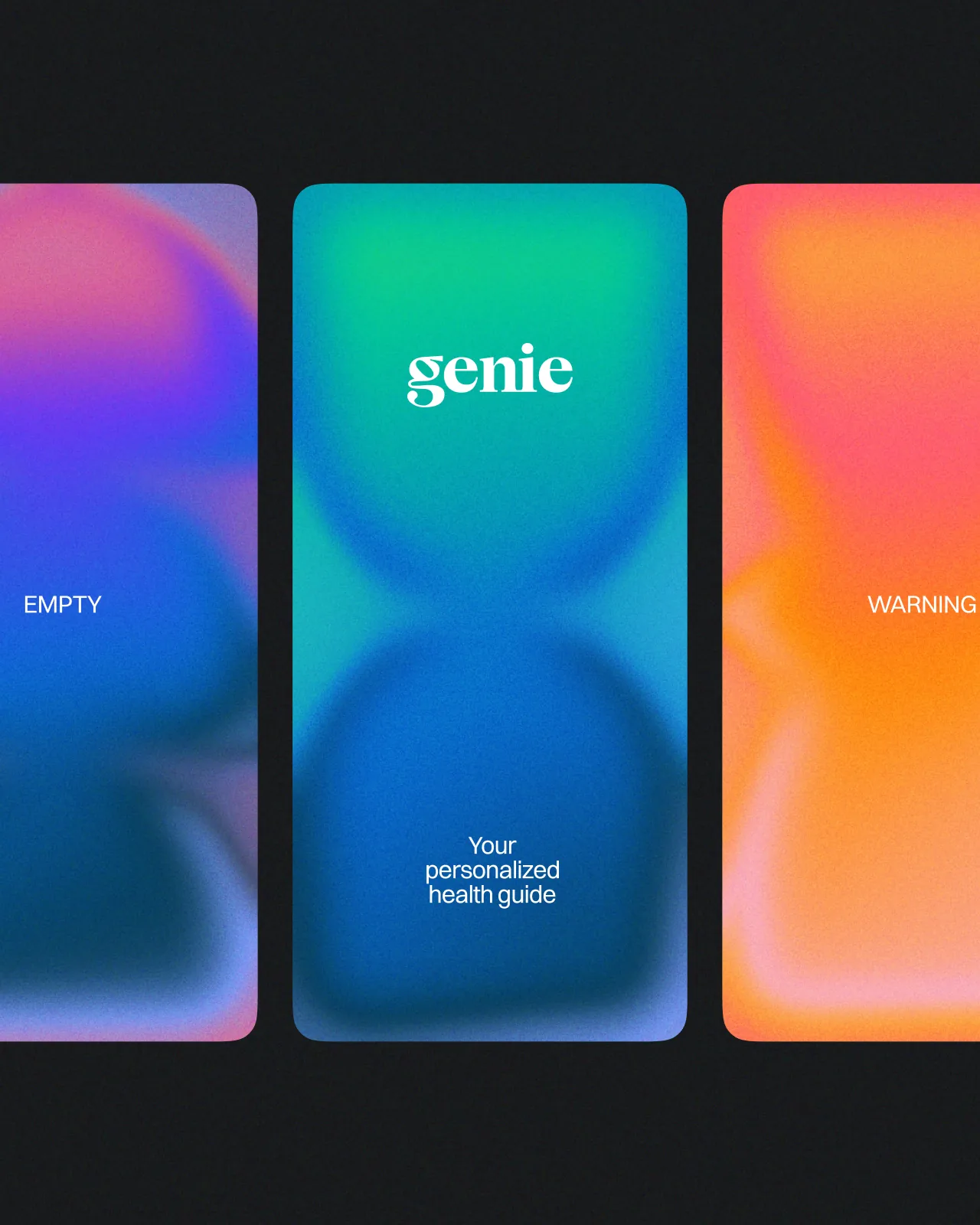 Sub-brand cards across the gradient range