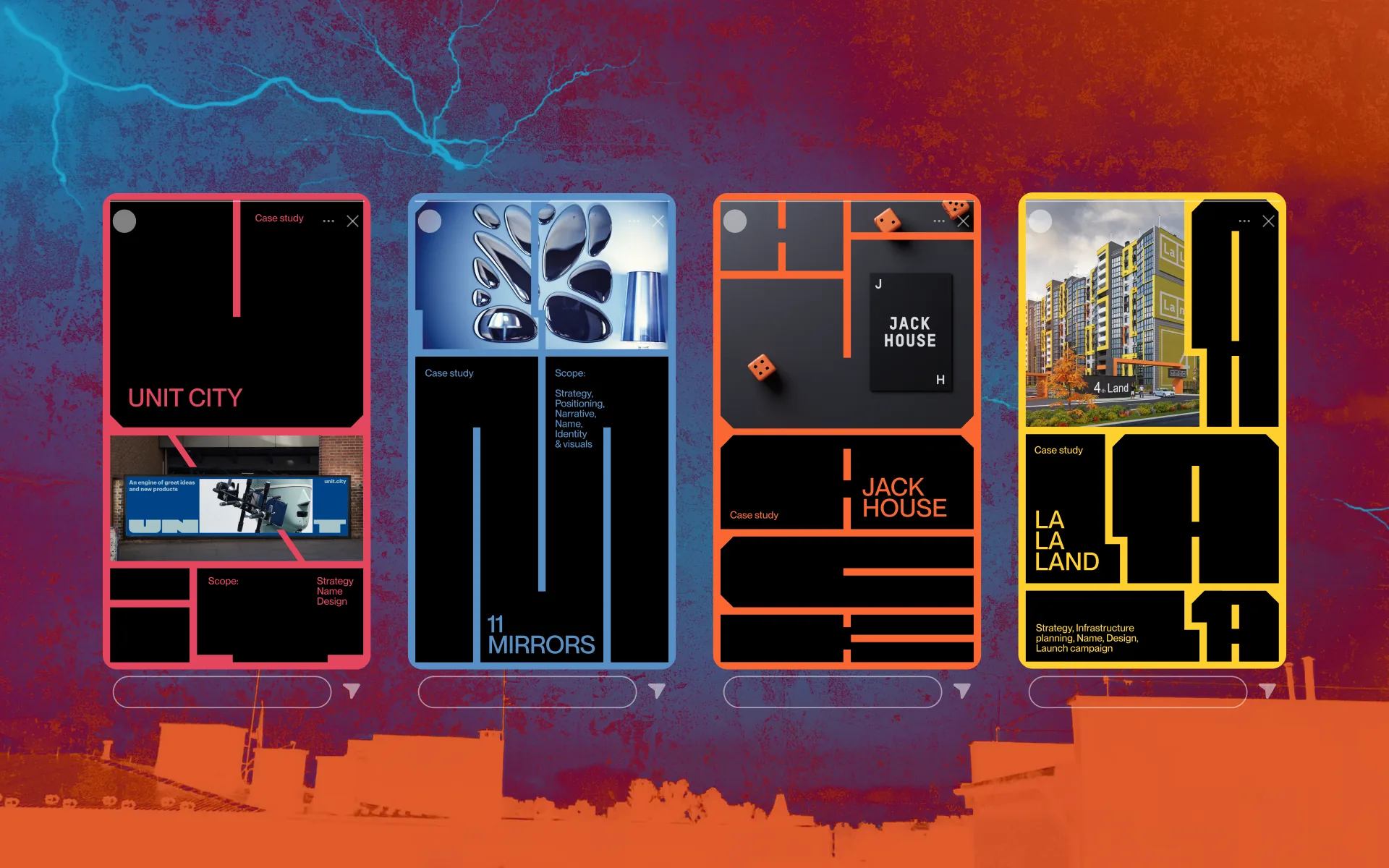 Developer project work across the buro's portfolio